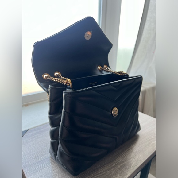 Saint Laurent Loulou (small, matelassé, black) - Picture 5 of 8